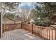 Back deck with lovely neighborhood views at 4605 S Yosemite St # 39, Denver, CO 80237