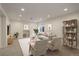 Cozy living room with neutral tones and recessed lighting at 4605 S Yosemite St # 39, Denver, CO 80237