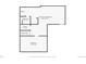Basement floor plan featuring a bedroom, bathroom, finished basement, and stairs at 10732 W Florida Ave # B, Lakewood, CO 80232