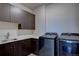 Convenient laundry room with modern washer and dryer at 10541 Leonardo Pl, Littleton, CO 80125