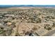Aerial view highlighting the location of this property in a scenic area with mountain views at 14652 Beeler St, Brighton, CO 80602