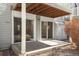 Covered patio featuring sliding glass doors at 3315 S Monaco St # B, Denver, CO 80222
