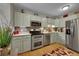 Well-equipped kitchen with stainless steel appliances at 3164 S Wheeling Way # 306, Aurora, CO 80014