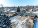 Aerial view of the property, highlighting the spacious backyard and surrounding neighborhood at 10902 Bannock St, Northglenn, CO 80234