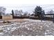 Large fenced backyard with mature trees and a shed at 10902 Bannock St, Northglenn, CO 80234