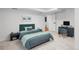 This bedroom features a bed, a desk, and windows that provides a lot of natural light at 127 Emerald St, Broomfield, CO 80020