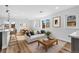 Bright and airy living room featuring hardwood floors and large windows at 127 Emerald St, Broomfield, CO 80020