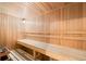 A wood paneled sauna features wood benches and floors at 1313 N Williams St # 1003, Denver, CO 80218