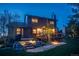 Backyard with a deck and spa at 6275 Ponderosa Way, Parker, CO 80134