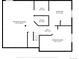 Basement layout featuring a recreation room, an exercise room and a utility room at 6275 Ponderosa Way, Parker, CO 80134