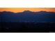 Distant mountain views at sunset at 6275 Ponderosa Way, Parker, CO 80134