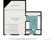 Upstairs floor plan featuring primary bedroom and bathroom layouts at 8314 S Everett Way # B, Littleton, CO 80128