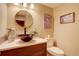 Modern bathroom with vessel sink and mosaic tile accents at 1620 Oak Ave, Boulder, CO 80304