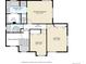 Open floor plan with primary bedroom and two additional bedrooms at 1620 Oak Ave, Boulder, CO 80304