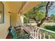 Charming front porch with a classic porch swing, offering a relaxing outdoor space at 1620 Oak Ave, Boulder, CO 80304