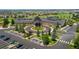 Community clubhouse with adjacent parking and beautiful landscaping at 8171 S Catawba Ct, Aurora, CO 80016