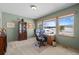 Home office with large windows offering scenic views at 8171 S Catawba Ct, Aurora, CO 80016