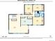 Floor plan layout of the main floor highlighting the room sizes, layout, and dimensions at 5200 W Ottawa Ave, Littleton, CO 80128