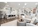 Spacious living room with an open floor plan connecting the kitchen and living area at 1284 Quitman St, Denver, CO 80204
