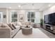 Spacious living room features large windows providing natural light, comfortable seating, and modern decor at 1284 Quitman St, Denver, CO 80204