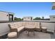 Spacious rooftop deck with comfortable seating and city views at 1284 Quitman St, Denver, CO 80204