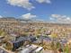Breathtaking aerial view of the city and mountains at 2227 Canyon Blvd # 162B, Boulder, CO 80302