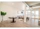 Open-concept living space with light hardwood floors and natural light at 3198 Blake St # 502, Denver, CO 80205