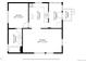Floorplan view of the studio, detailing room dimensions and layout, including the porch and bathroom at 548 Coughlin Meadows Rd, Boulder, CO 80302