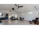 Open living area featuring vaulted ceilings, a ceiling fan, and scenic views at 548 Coughlin Meadows Rd, Boulder, CO 80302