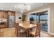 Bright dining area with sliding door access to the patio at 12628 N 3Rd St, Parker, CO 80134