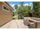Outdoor deck with comfortable seating, offering a relaxing space for entertaining at 1380 Magnolia St, Denver, CO 80220