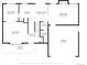 First floor plan featuring a living room, kitchen, dining room, Gathering room, and a garage at 4620 Blackhawk Way, Denver, CO 80239