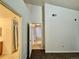 A view of the bedroom interior, including the closet and carpet flooring at 7440 S Blackhawk St # 208, Englewood, CO 80112