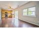 Bright open floorplan connecting the kitchen, dining, and living area at 2446 S Gibralter Way, Aurora, CO 80013