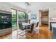 Dining room with natural light and modern lighting at 4274 E Dickenson Pl, Denver, CO 80222