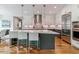 Spacious kitchen with island, stainless steel appliances and eat in bar at 4274 E Dickenson Pl, Denver, CO 80222