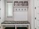 Mudroom with coat hooks and bench at 4274 E Dickenson Pl, Denver, CO 80222