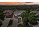 Stunning aerial view of a home with a beautiful landscape and mountain views in a desirable neighborhood at 1975 Wild Star Way, Castle Rock, CO 80104