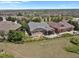 An aerial view of a home with a spacious, fenced backyard in a beautiful neighborhood at 1975 Wild Star Way, Castle Rock, CO 80104
