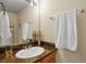 Tastefully decorated bathroom with granite countertop and decorative accents at 1320 S Monaco St Pkwy # 3, Denver, CO 80224