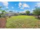 Backyard with grass and fence at 707 Uvalda St, Aurora, CO 80011