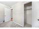This bedroom features an open closet space at 707 Uvalda St, Aurora, CO 80011