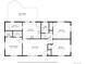 Detailed floor plan showcasing the layout of the primary bedroom, living room, kitchen, and bedrooms at 707 Uvalda St, Aurora, CO 80011