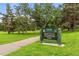 The entrance to Mamie Doud Eisenhower Park in Denver welcomes visitors to green spaces and walking paths at 2975 S Jackson St, Denver, CO 80210