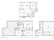 Floorplans for all three levels showing the layout of all of the home's rooms at 6917 E Girard Ave, Denver, CO 80224