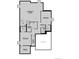 Finished basement floorplan featuring a recreation room, two additional bedrooms, a bathroom, and unfinished storage spaces at 1363 Lumber Ridge S Cir, Erie, CO 80516