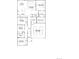 Detailed floor plan showcasing the layout of the home, including bedrooms, kitchen, and garage at 22015 E 39Th Ave, Aurora, CO 80019