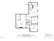 Floor plan of basement with 1700 square feet area including storage and rooms at 950 Everett St, Lakewood, CO 80215
