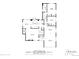 Layout of the ground floor featuring kitchen, living, and dining spaces in a house at 950 Everett St, Lakewood, CO 80215