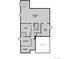 Basement floor plan featuring recreation room, flex room, bedroom, bathroom, and an unfinished storage area at 8250 Snake River St, Littleton, CO 80125